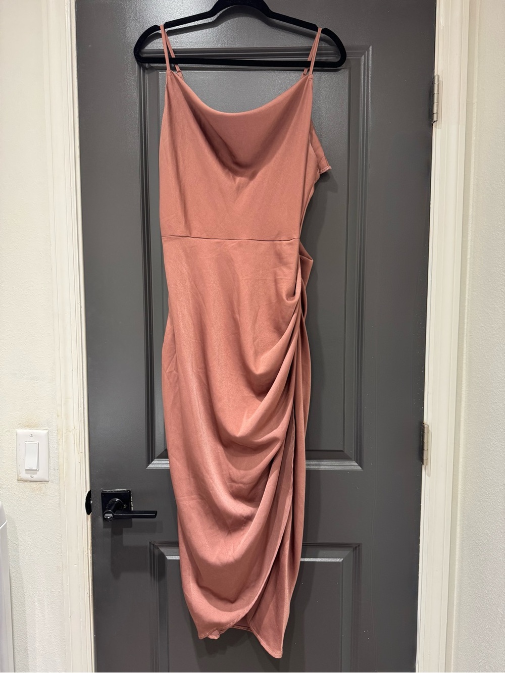 Rose formal slip dress